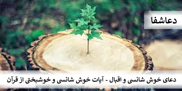 شانس دعای خوش شانسی و اقبال - آیات خوش شانسی و خوشبختی از قرآن  