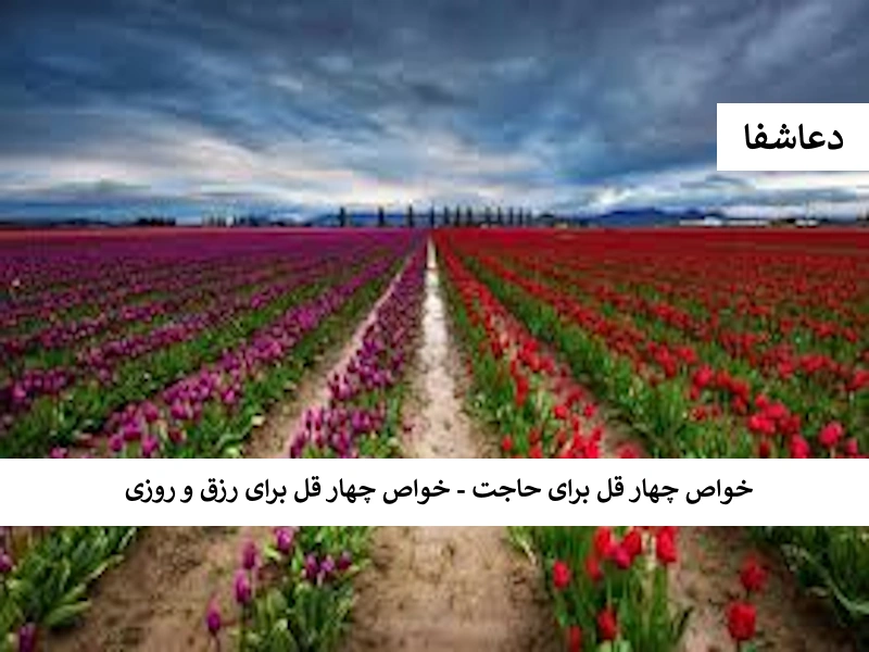 قل خواص چهار قل برای حاجت - خواص چهار قل برای رزق و روزی  