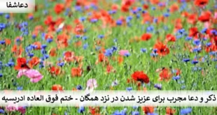 ادریس-310x165 ذکر و دعا مجرب برای عزیز شدن در نزد دیگران - ختم فوق العاده ادریسیه   