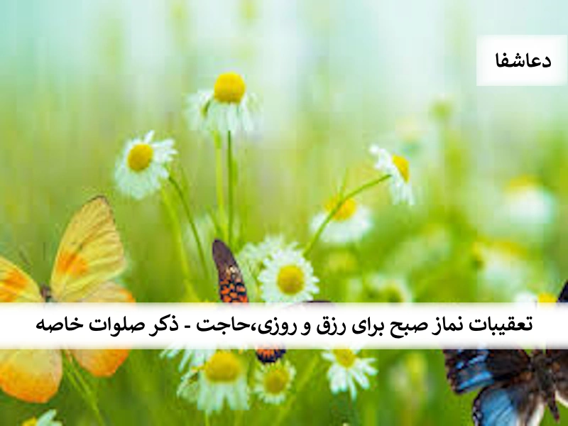 صبح0 تعقیبات نماز صبح برای رزق و روزی، حاجت -  ذکر صلوات خاصه  