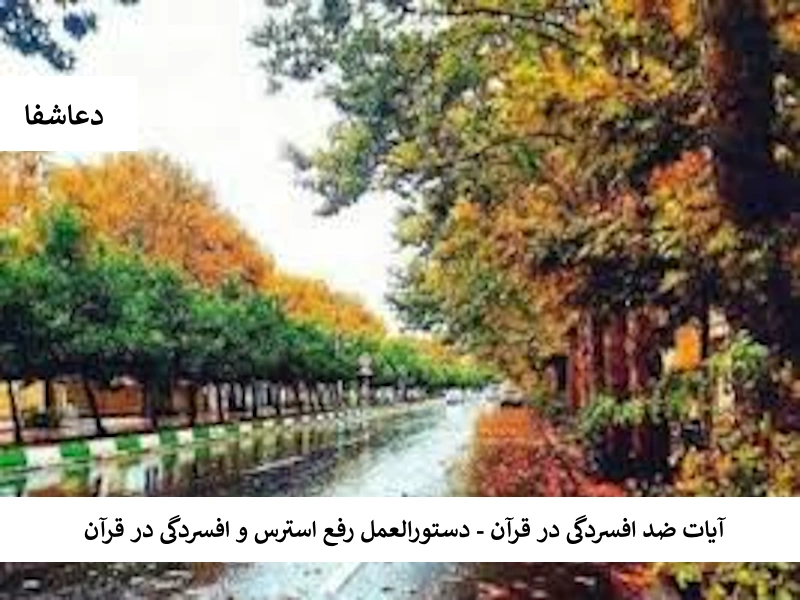 آیات ضد افسردگی در قران - دستورالعمل رفع استرس و افسردگی در قرآن استرس آیات ضد افسردگی در قران - دستورالعمل رفع استرس و افسردگی در قرآن