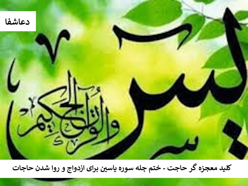 کلید معجزه گر حاجت - ختم چله سوره یاسین برای ازدواج و روا شدن حاجات یس کلید معجزه گر حاجت - ختم چله سوره یاسین برای ازدواج و روا شدن حاجات